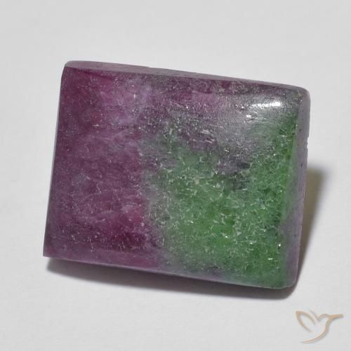 8.98ct Natürlicher Mehrfarbig Rubin-Zoisit, Baguette, Lichtundurchlässig