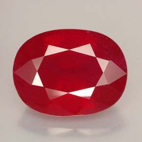 14,27 ctw natürlicher roter Rubin, Oval Schliff, VS-SI