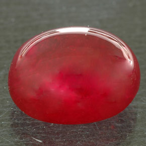 8,40 ctw natürlicher roter Rubin, Transparent, Transparent / Lichtdurchlässig