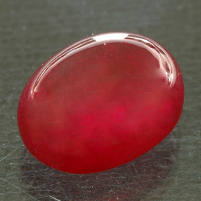 8,40 ctw natürlicher roter Rubin, Transparent, Transparent / Lichtdurchlässig