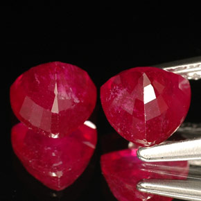  ct natürliche roter Rubin-Edelsteine, Trillion, VS-SI