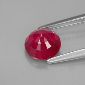 1,69 ctw natürlicher roter Rubin, Rundschliff, VS-SI