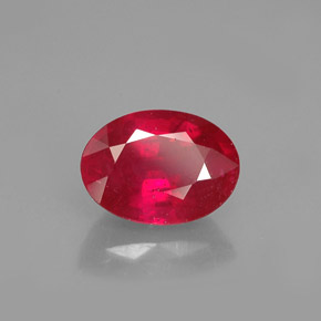 1,17 ctw natürlicher roter Rubin, Oval Schliff, VS-SI