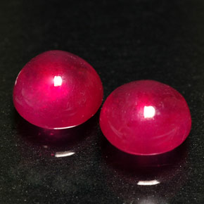  ct natürliche roter Rubin-Edelsteine, Transparent, Transparent / Lichtdurchlässig