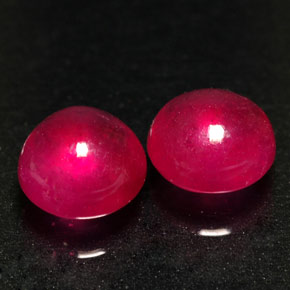  ct natürliche roter Rubin-Edelsteine, Transparent, Transparent / Lichtdurchlässig
