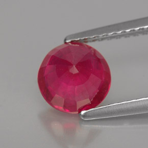 1,71 ctw natürlicher roter Rubin, Rundschliff, VS-SI