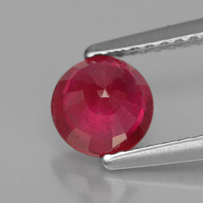 1,19 ctw natürlicher roter Rubin, Rundschliff, VS-SI