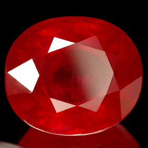 10,26 ctw natürlicher roter Rubin, Oval Schliff, VS-SI