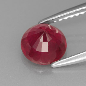 1,55 ctw natürlicher roter Rubin, Rundschliff, VS-SI