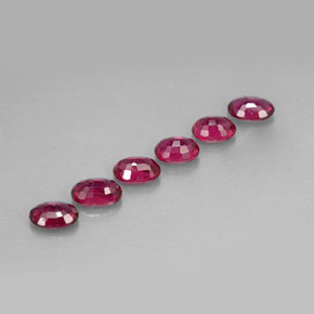  ct natürliche roter Rubin-Edelsteine, Oval Schliff, VS