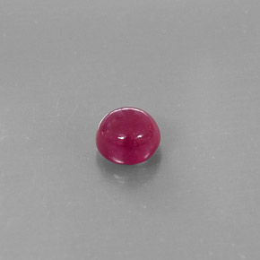 1,43 ctw natürlicher roter Rubin, Transparent, Transparent / Lichtdurchlässig