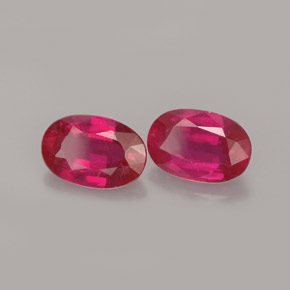  ct natürliche roter Rubin-Edelsteine, Oval Schliff, VS-SI