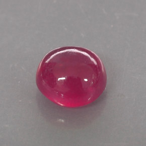 1,26 ctw natürlicher roter Rubin, Transparent, Transparent / Lichtdurchlässig