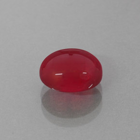 4,18 ctw natürlicher roter Rubin, Transparent, Transparent / Lichtdurchlässig