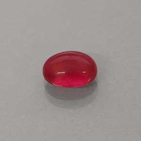 2,46 ctw natürlicher roter Rubin, Transparent, Transparent / Lichtdurchlässig