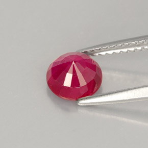 1,38 ctw natürlicher roter Rubin, Rundschliff, VS-SI