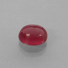 2,82 ctw natürlicher roter Rubin, Transparent, Transparent / Lichtdurchlässig