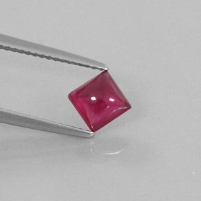 1,41 ctw natürlicher roter Rubin, Transparent, Transparent / Lichtdurchlässig