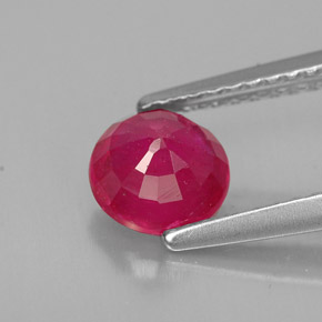 1,15 ctw natürlicher roter Rubin, Rundschliff, VS-SI
