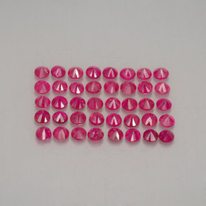  ct natürliche roter Rubin-Edelsteine, Rundschliff, VS-SI