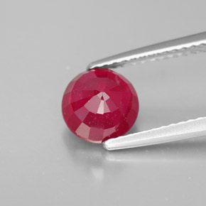 1,97 ctw natürlicher roter Rubin, Rundschliff, SI