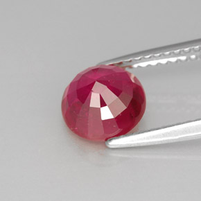 2,03 ctw natürlicher roter Rubin, Rundschliff, VS-SI