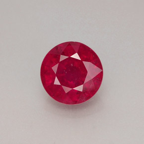 1,91 ctw natürlicher roter Rubin, Rundschliff, VS-SI