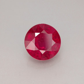 1,91 ctw natürlicher roter Rubin, Rundschliff, VS-SI