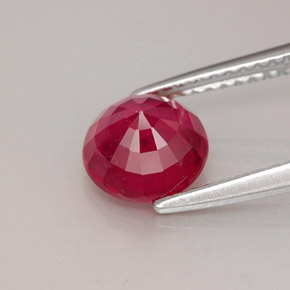 1,91 ctw natürlicher roter Rubin, Rundschliff, VS-SI