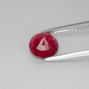 1,87 ctw natürlicher roter Rubin, Rundschliff, SI-I1