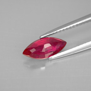 1,56 ctw natürlicher roter Rubin, Marquise, VS-SI