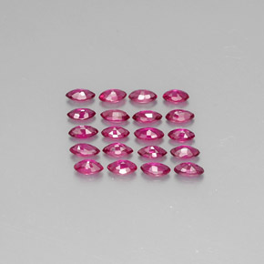  ct natürliche roter Rubin-Edelsteine, Marquise, VS-SI