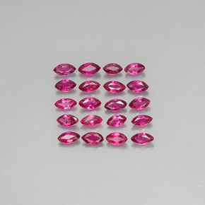  ct natürliche roter Rubin-Edelsteine, Marquise, VS-SI