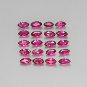  ct natürliche roter Rubin-Edelsteine, Marquise, VS-SI