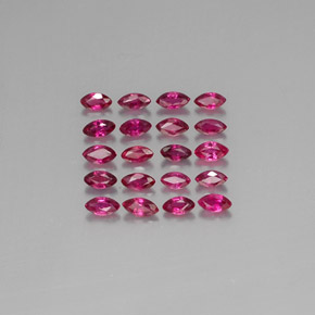  ct natürliche roter Rubin-Edelsteine, Marquise, VS-SI