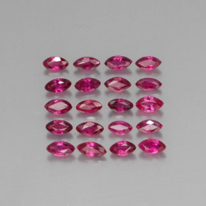  ct natürliche roter Rubin-Edelsteine, Marquise, VS-SI