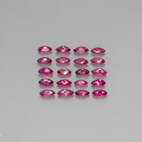  ct natürliche roter Rubin-Edelsteine, Marquise, VS-SI