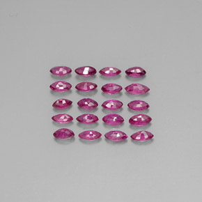  ct natürliche rosafarbener Rubin-Edelsteine, Marquise, VVS-VS