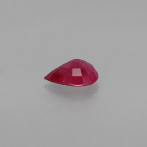 1,28 ctw natürlicher roter Rubin, Birnenform, SI