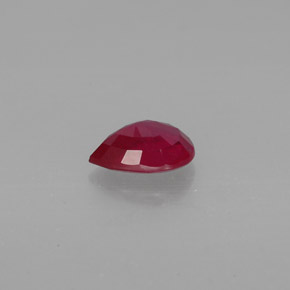 1,37 ctw natürlicher roter Rubin, Birnenform, SI