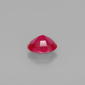 1,75 ctw natürlicher roter Rubin, Oval Schliff, SI