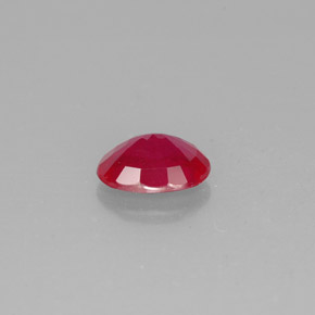 1,62 ctw natürlicher roter Rubin, Oval Schliff, SI