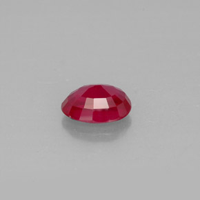1,63 ctw natürlicher roter Rubin, Oval Schliff, VS-SI