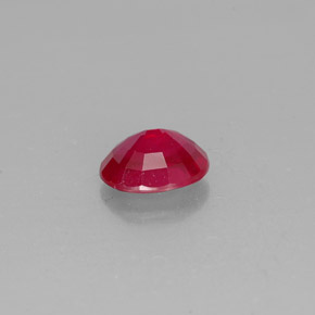 1,67 ctw natürlicher roter Rubin, Oval Schliff, SI