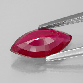 1,56 ctw natürlicher roter Rubin, Marquise, SI