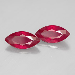  ct natürliche rosafarbener Rubin-Edelsteine, Marquise, SI