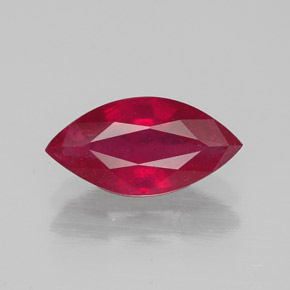 1,80 ctw natürlicher roter Rubin, Marquise, SI
