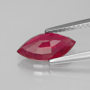 1,80 ctw natürlicher roter Rubin, Marquise, SI