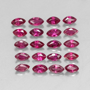  ct natürliche roter Rubin-Edelsteine, Marquise, VS-SI