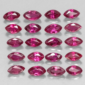  ct natürliche roter Rubin-Edelsteine, Marquise, VS-SI